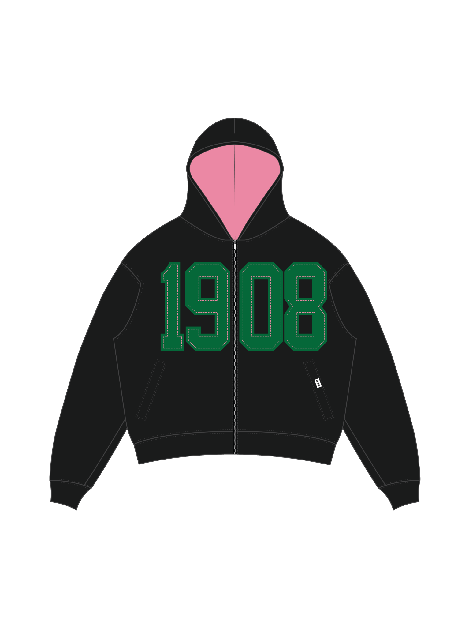 AKA Legacy Zip Hoodie - DVN