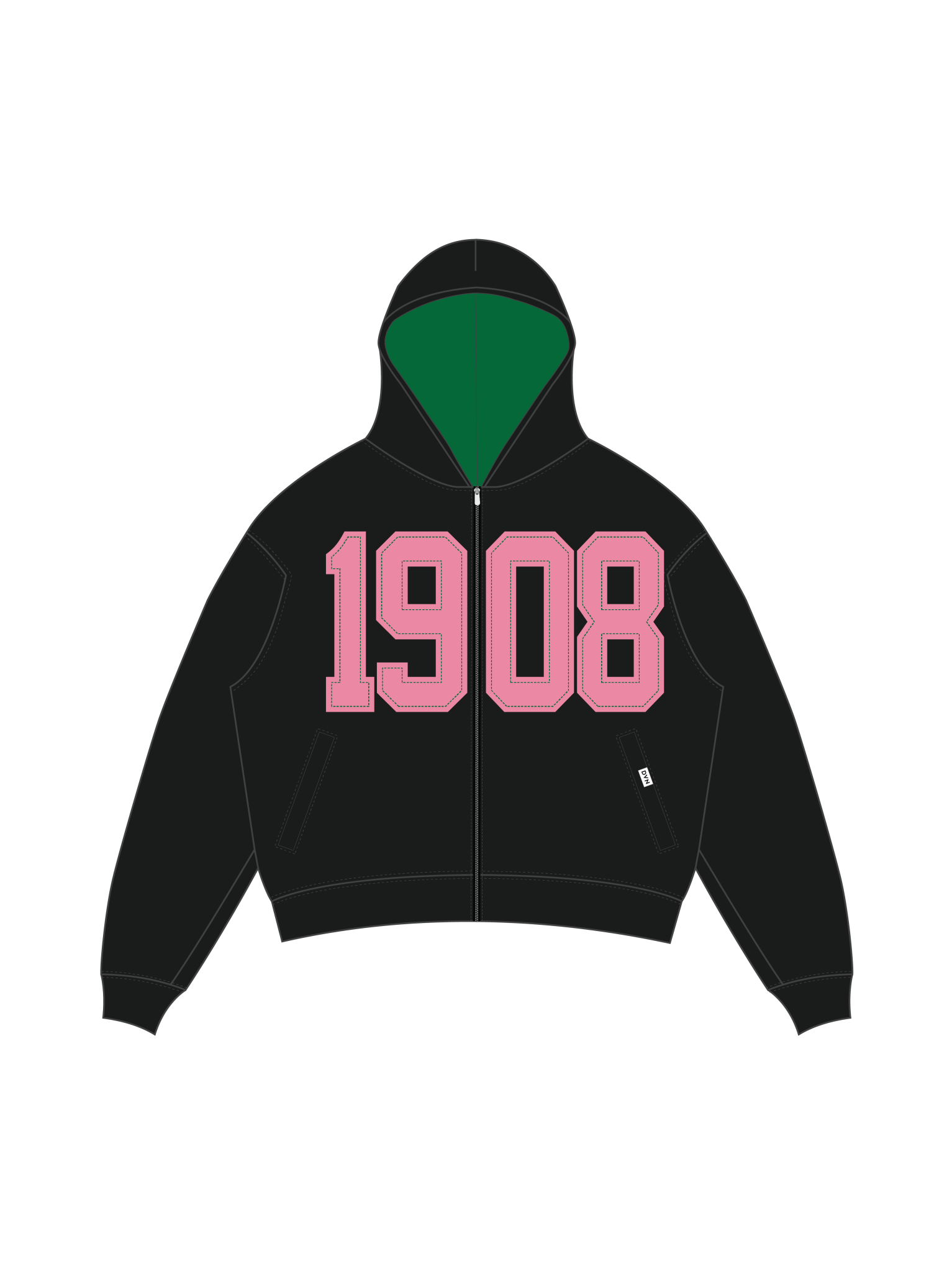 AKA Legacy Zip Hoodie - DVN