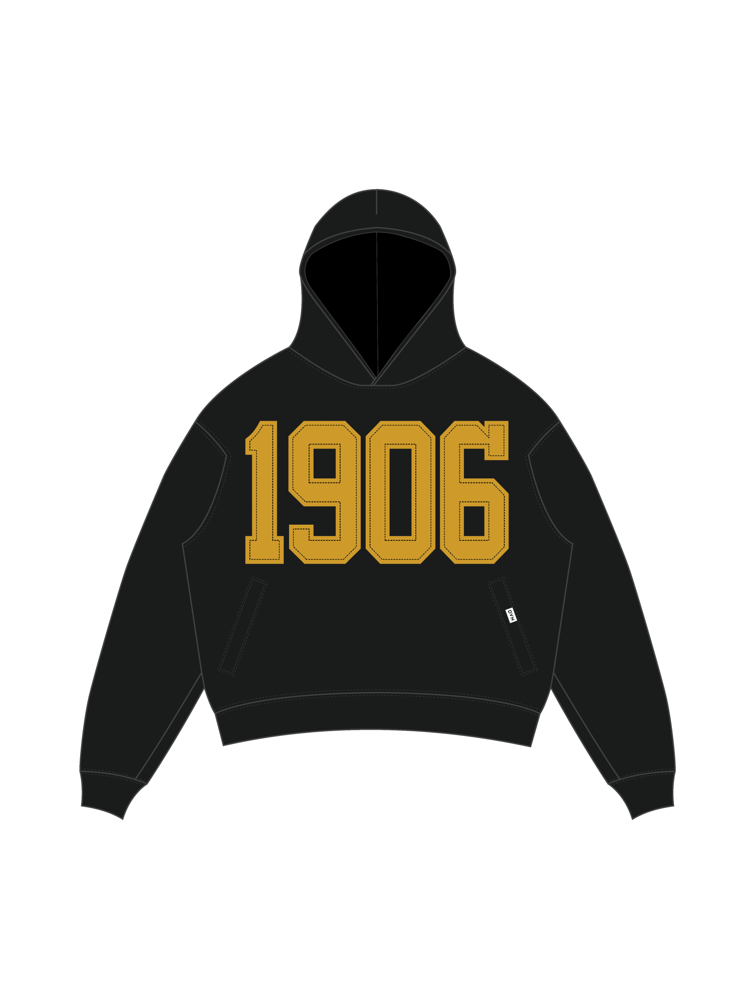 Alpha Legacy Pullover Black Hoodie - DVN