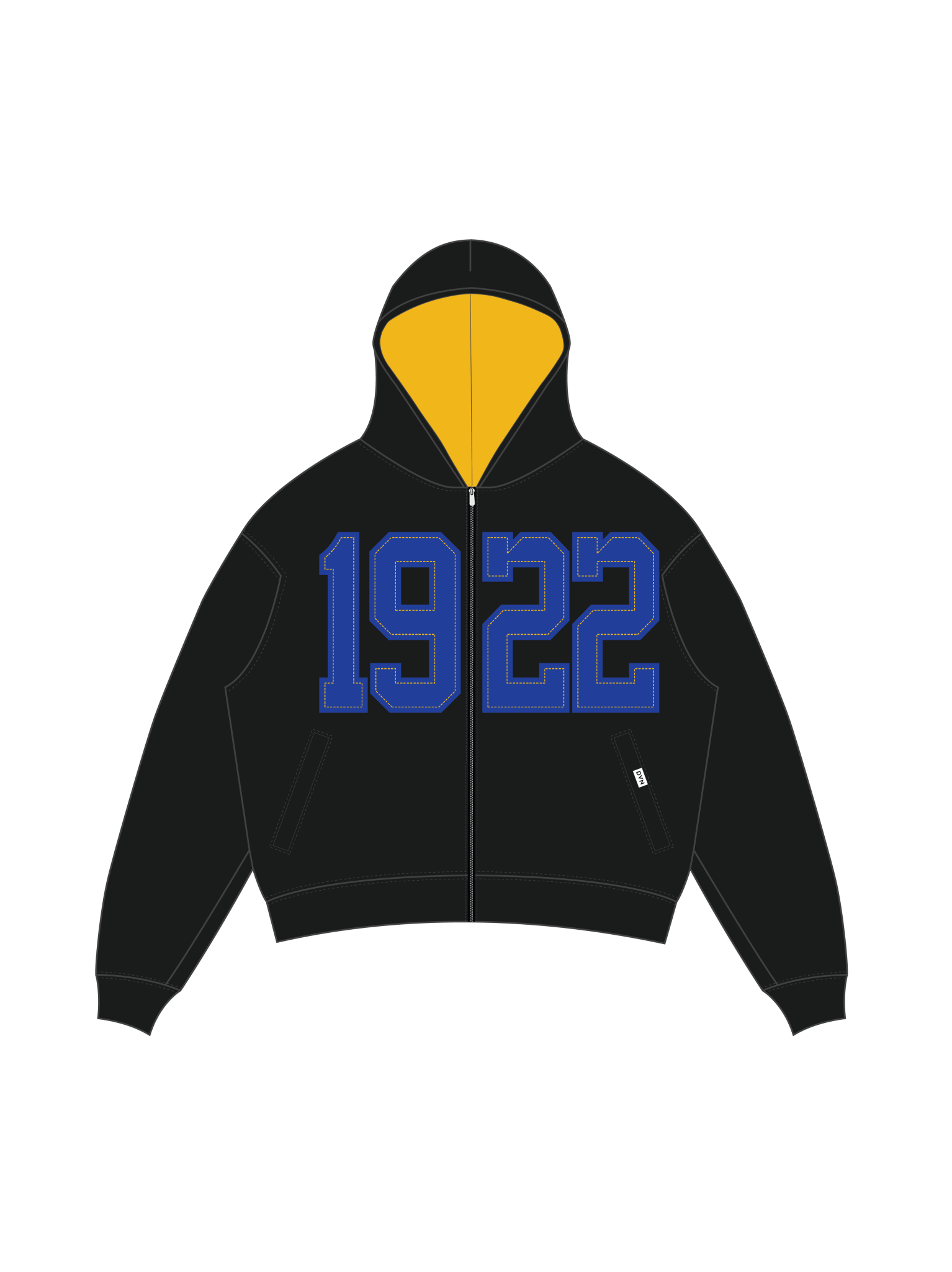 SGRho Legacy Zip Hoodie - DVN